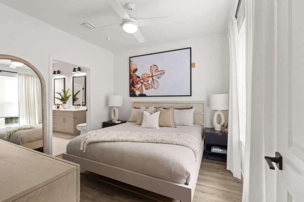 bedroom image at Soluna - New Apartments in St Augustine FL