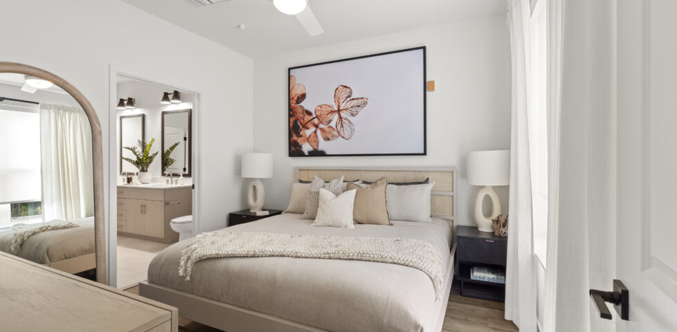 bedroom image at Soluna - New Apartments in St Augustine FL